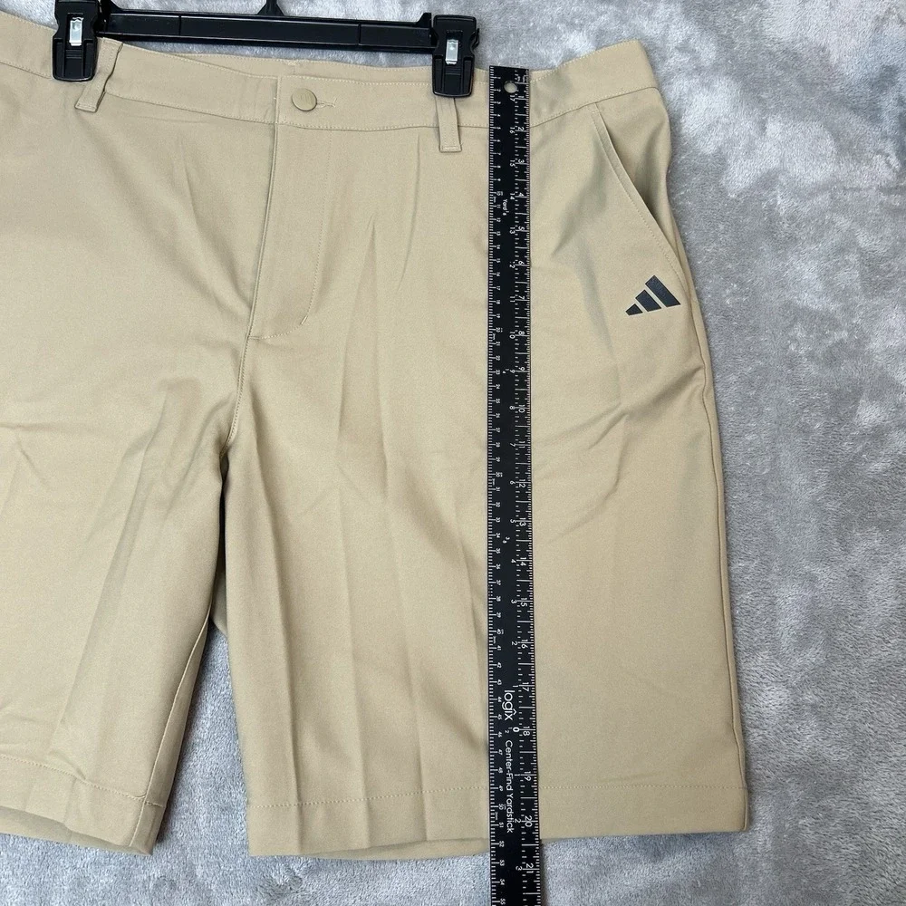 Adidas ADI Advantage Golf Shorts Brown Chino Performance Shorts Mens Size 40 NWT